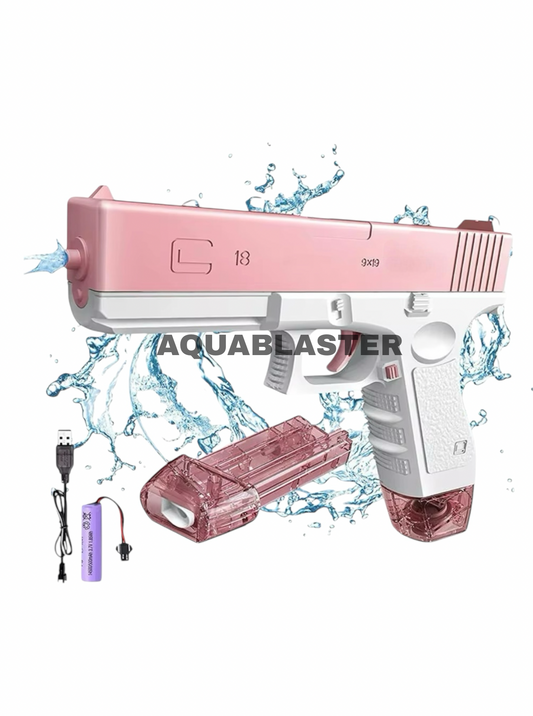 Pink Electric Water Gun - Small Canister