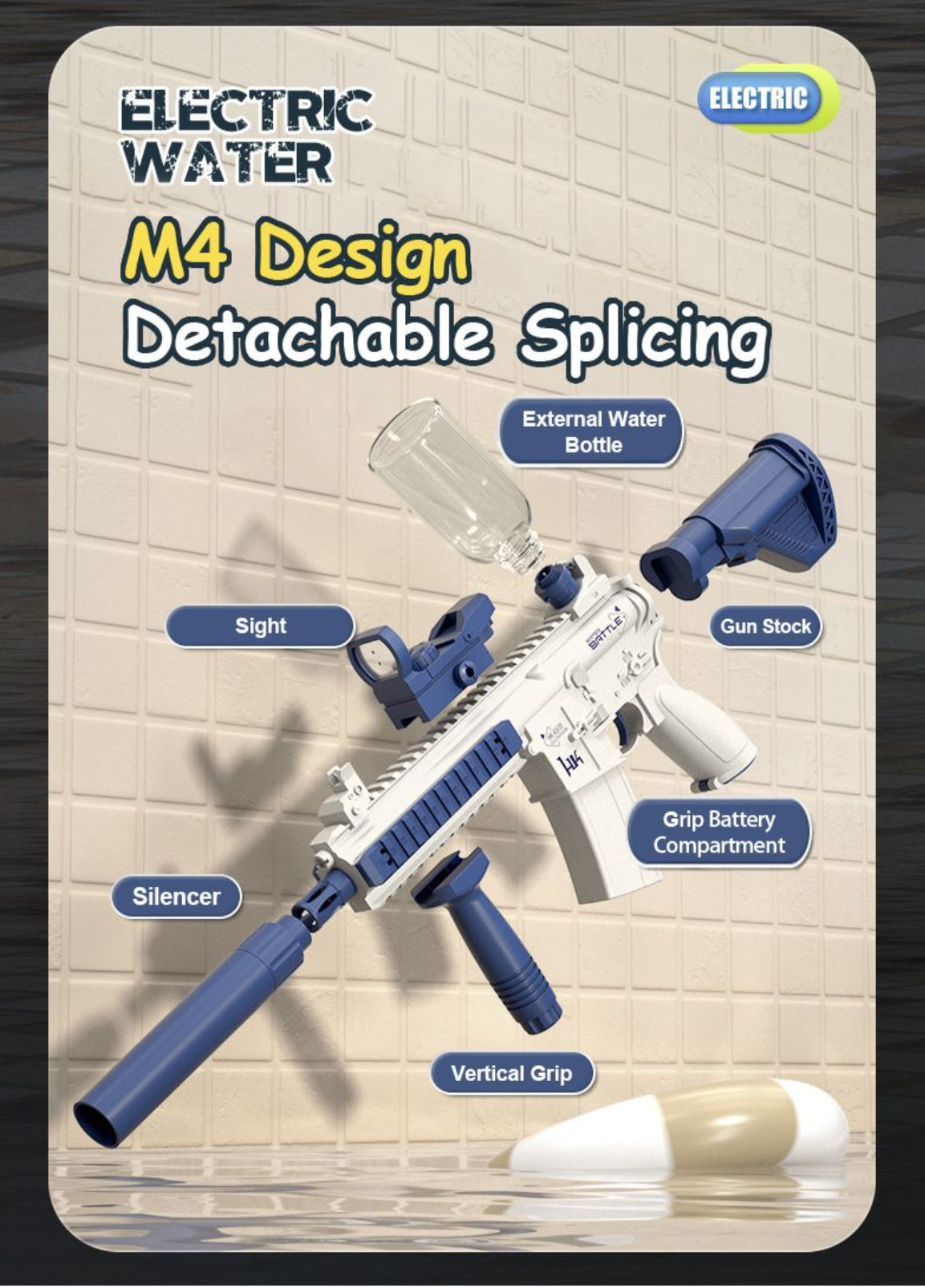 Electric Watergun - M4 Surge Blaster