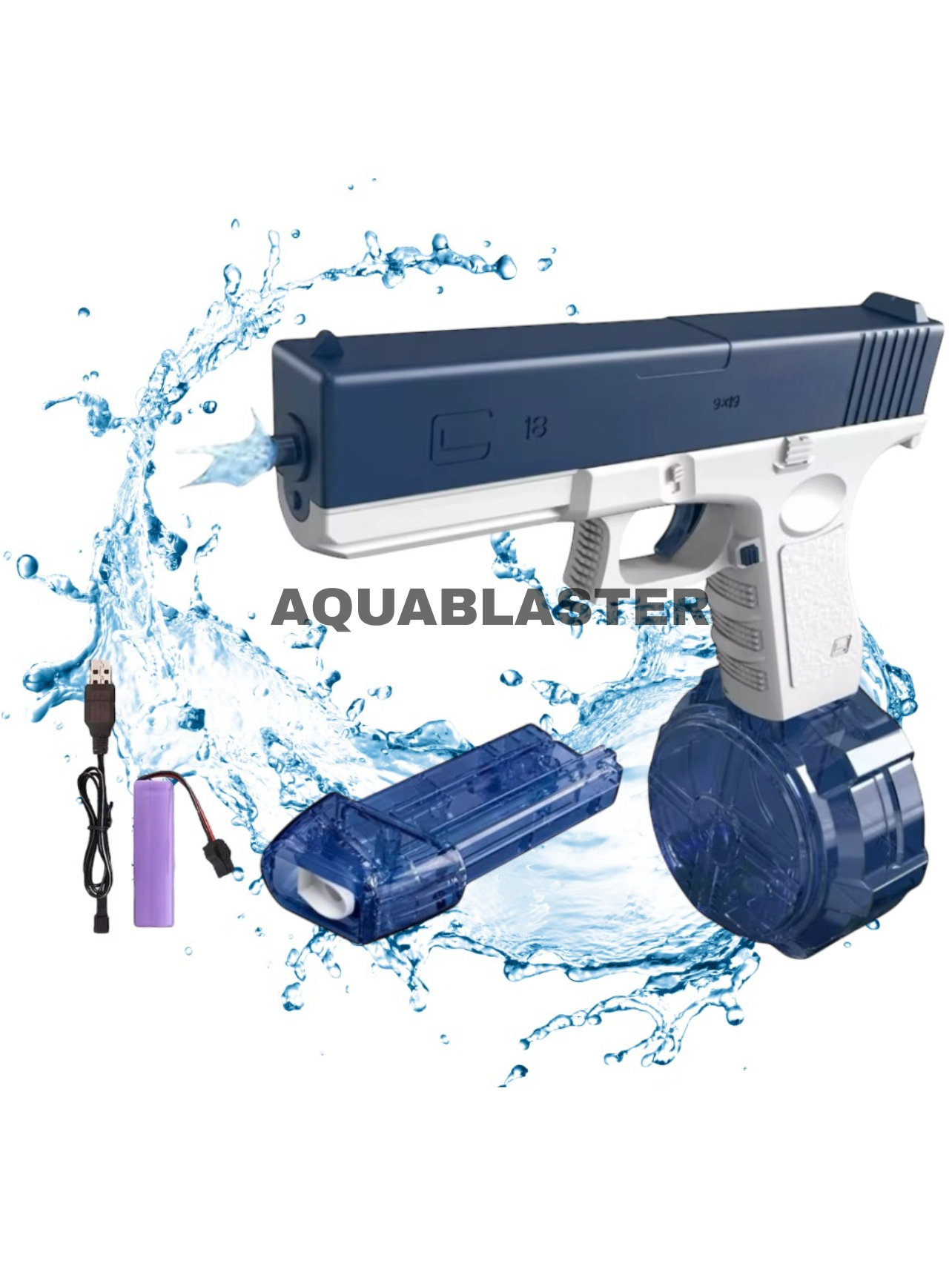 Electric Water Gun - Blue